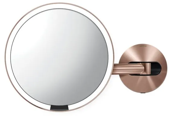 Simplehuman fastmontert veggmontert sensorspeil, rosagull